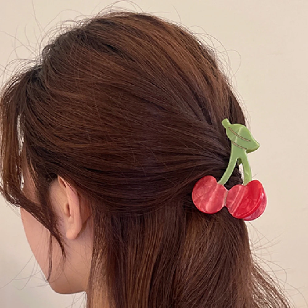 Cute Red Half Tie Hairpin