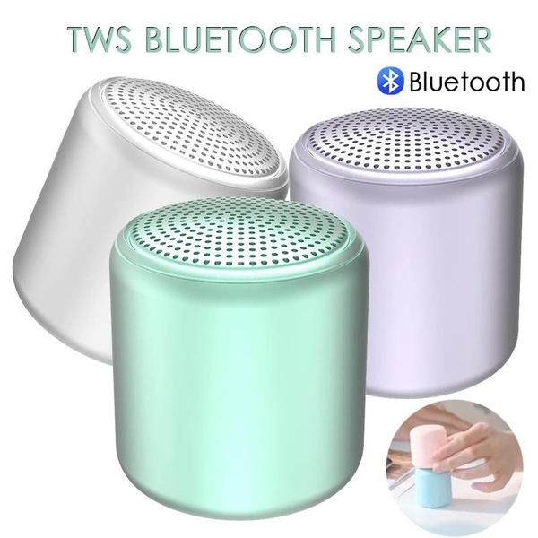 Mini TWS Bluetooth Speaker Macaron Candy Color Creative Loudspeaker Wireless Mini Portable Outdoor Subwoofer Speaker