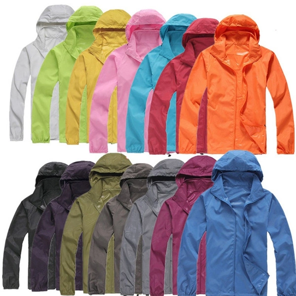 Men&Women Quick Dry Skin Jackets Waterproof Anti-UV Coats Outdoor Sports Brand Clothing Camping Hiking Male&Female Jacket MA014