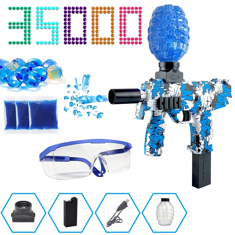 Splat Water Bead Gel Ball Blaster Kit,Splatter Ball Water Beads,for Electric Gel Ball Blaster,Splatter Ball,for Ages 12+ MP-9