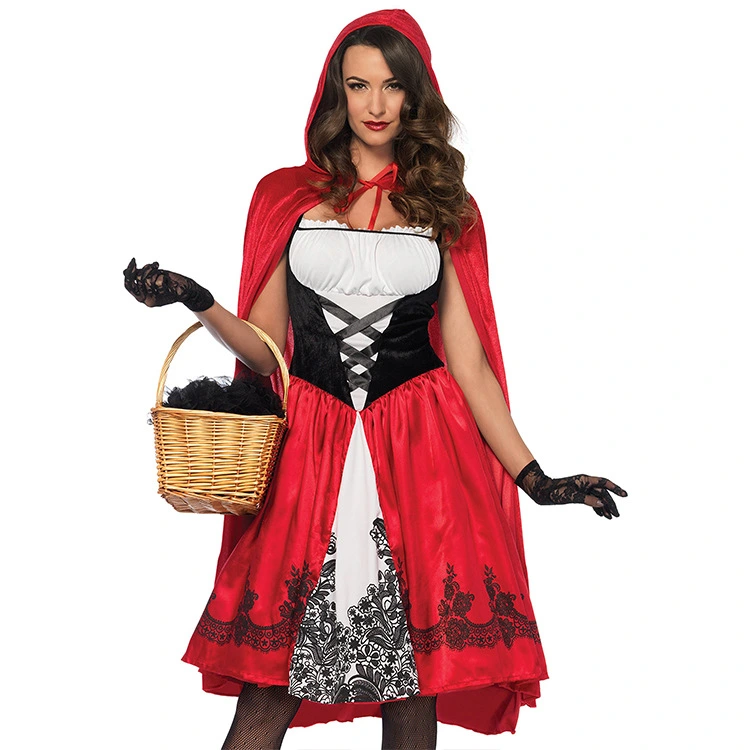 Halloween cape little red riding hood cosplay role play costume