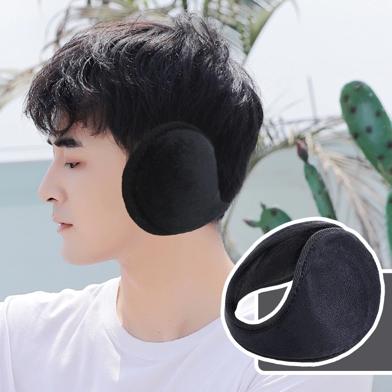 Warm Plush Cloth Ear Muffs Winter Ear Warmers Mens Womens Fleece Warmer Earmuff