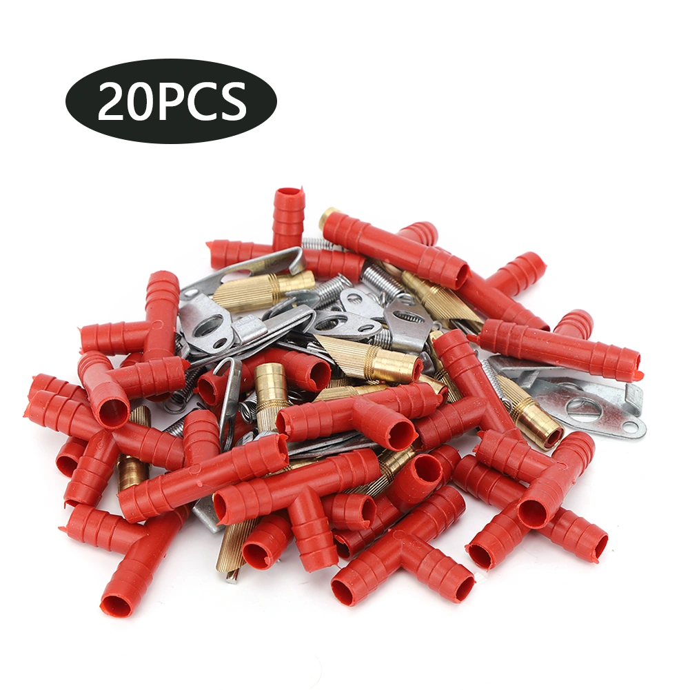 20 Sets Rabbit Drinker Waterer Water Nipple Livestock Drinking Water Tool Accessories