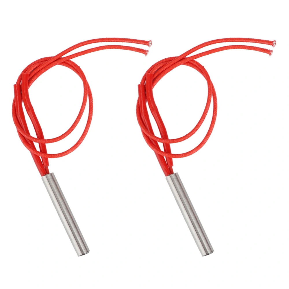 2PCS Thermal Fuse Wire Heating Tube for Electro Heating Shear Tail Clamp Cutter Pliers Veterinary Tool 220V