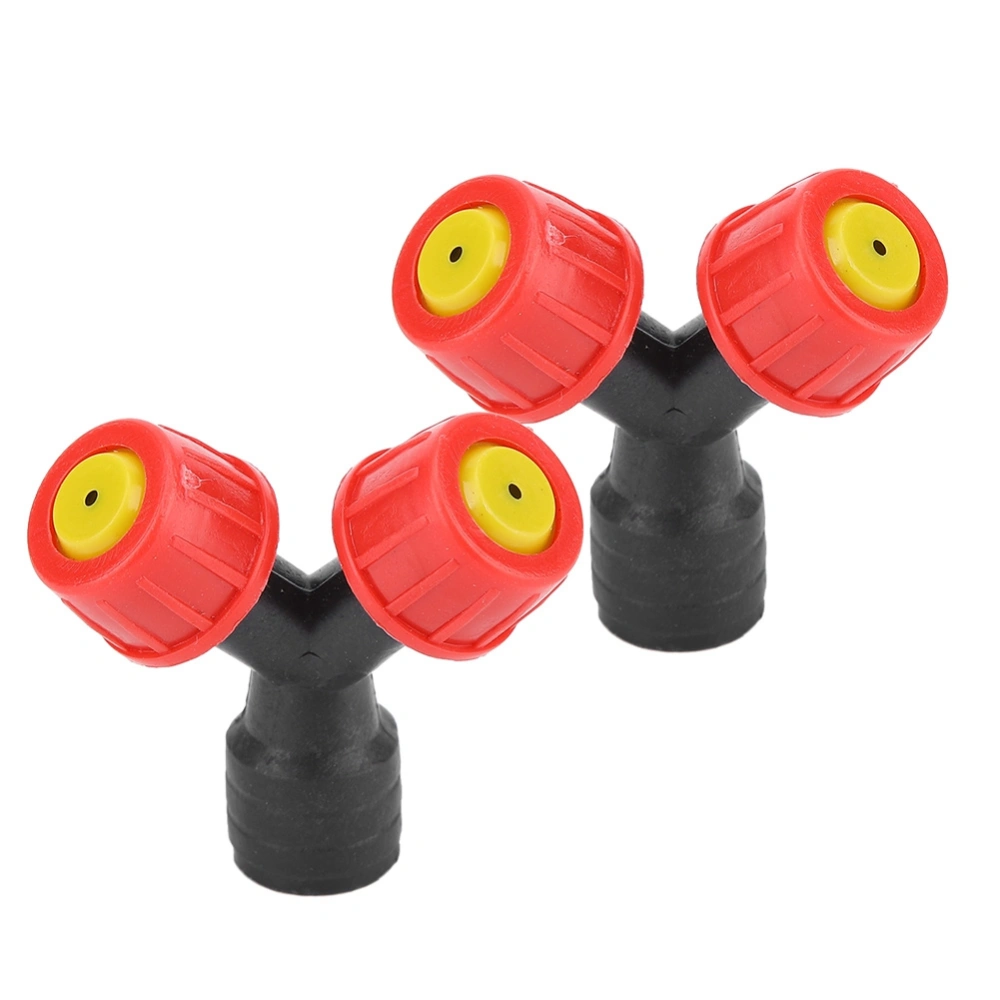 y shaped Sprinkler Plastic Spray Atomizer Nozzle Garden Irrigation Female Thread G1/4'' (2Pcs)