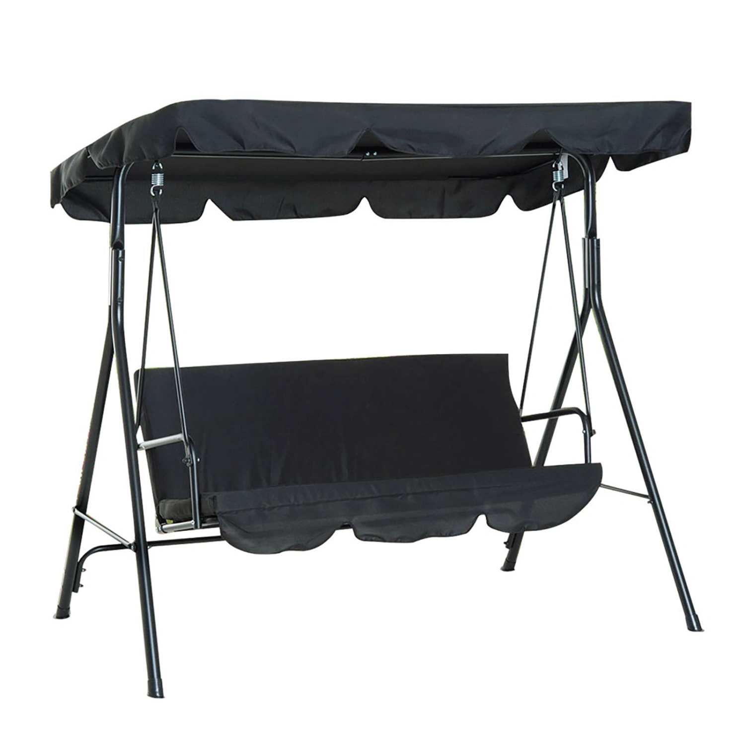 Waterproof Swing Seat Top Cover Outdoor Rainproof Durable Anti Dust Protector Black