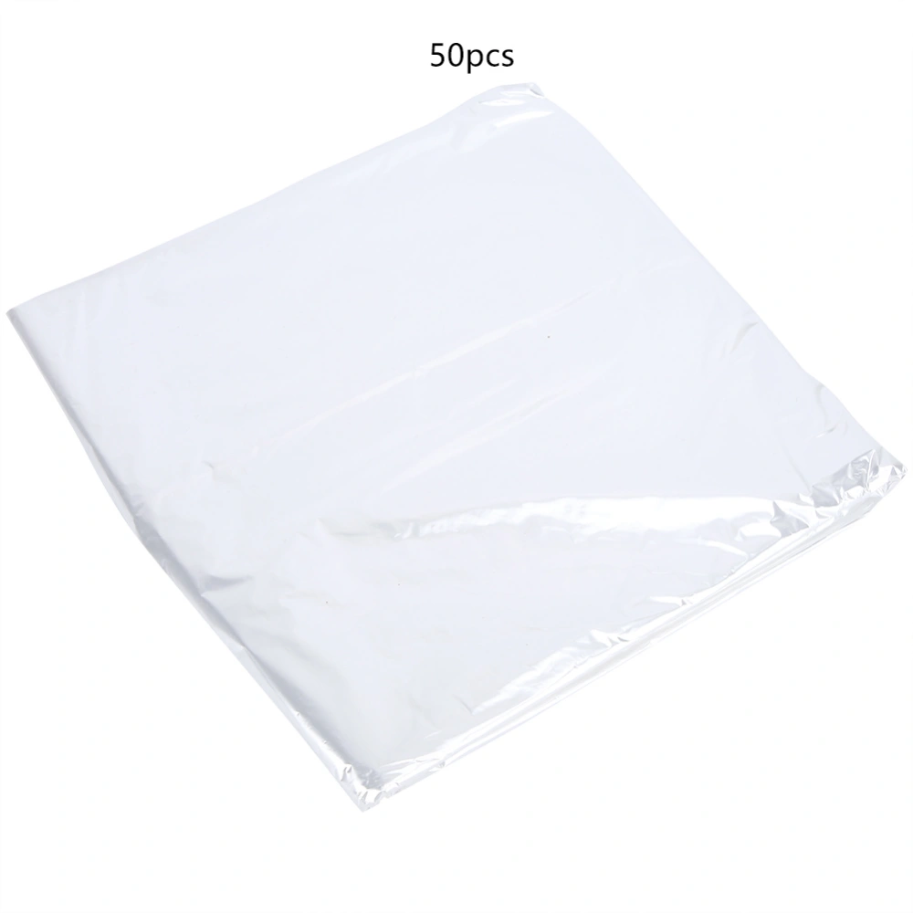 50Pcs Disposable SeE Through Clothes Dust Bags Dry Cleaning Garment Clothes Covers(60*90cm)