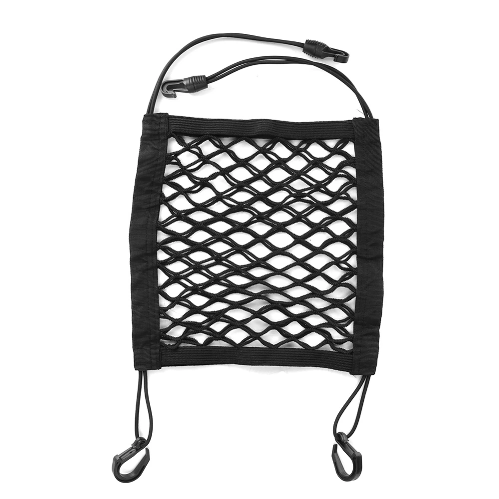 Multifunction Double Layer Seating Side Storage Net Bag Car Sundries Pocket Organizer Holder