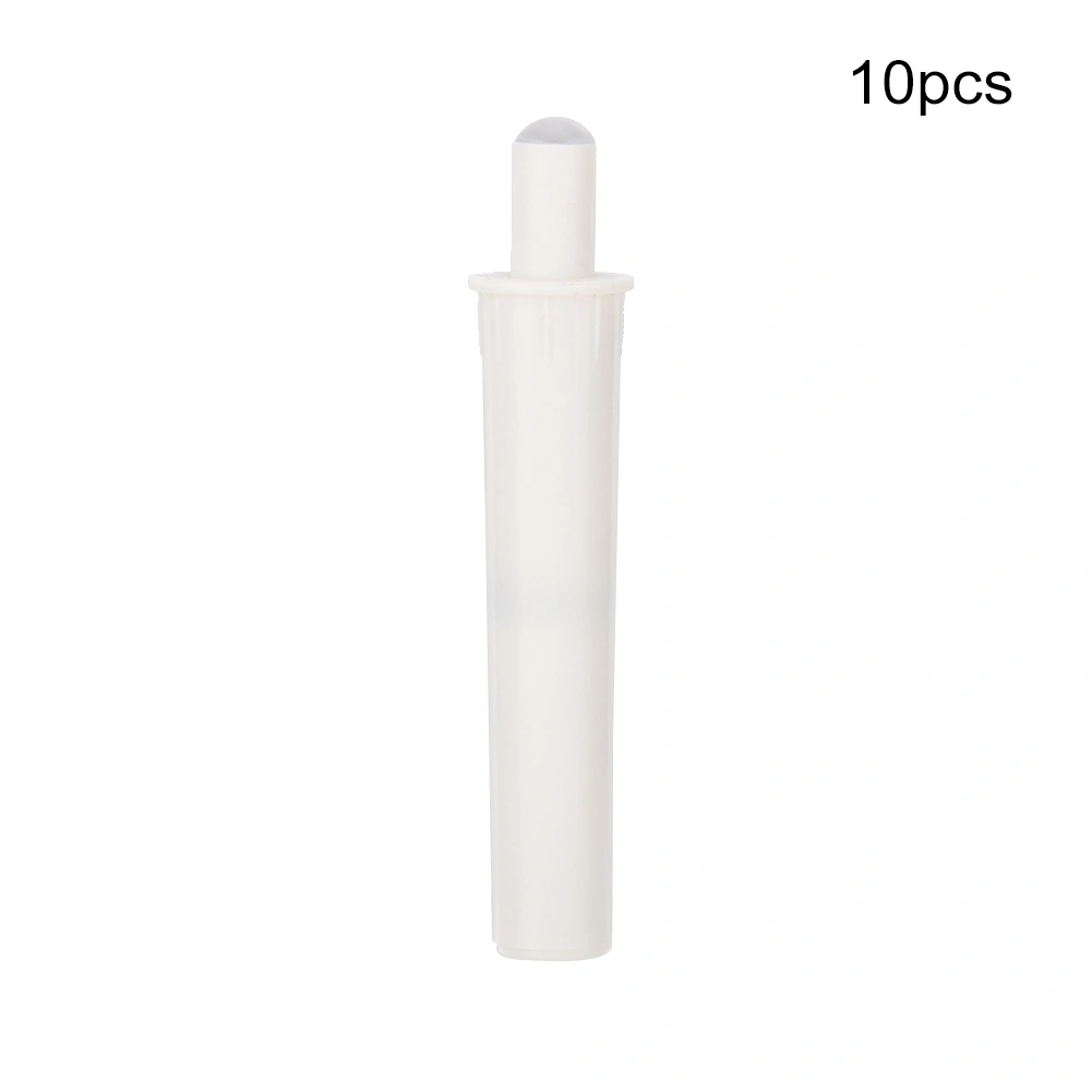 10pcs Cupboard Cabinet Drawer Closet Close Door Stopper Quiet Damper White