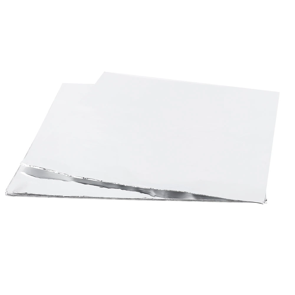 100Pcs Thickened High Temperature Resistant Aluminum Foil Wrap Paper for BBQ Barbecue Baking