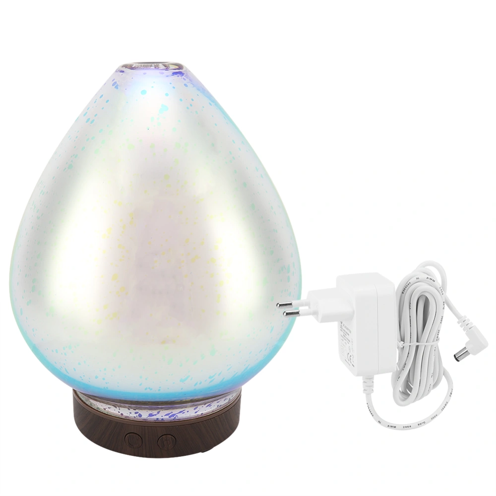 100ml Ultrasonic Aromatherapy Aroma Diffuser Humidifier LED Night Light (EU Plug)