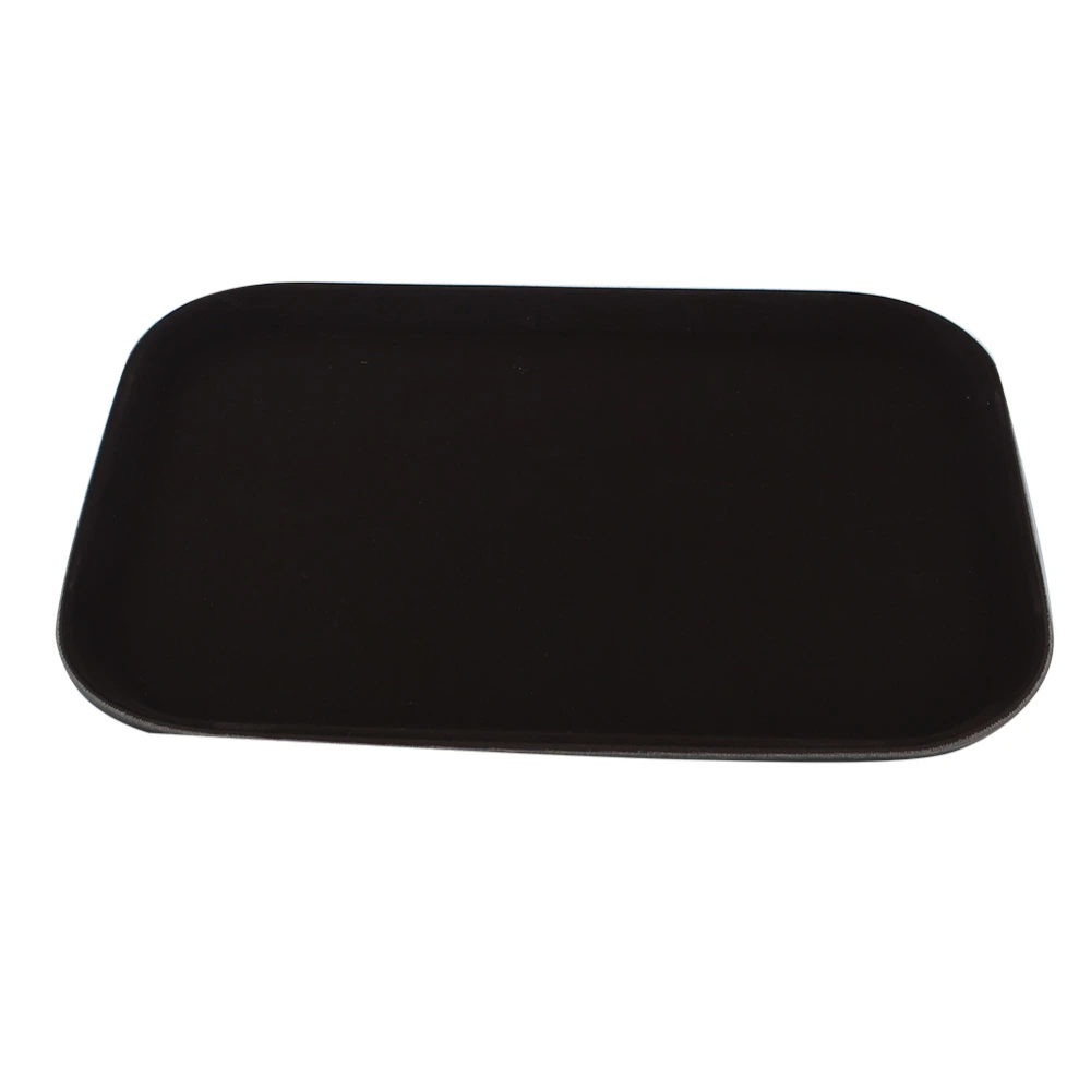 Coffee Rectangular Plastic Tray Tea Food Serving Tray for Restaurant Home Hotel (V1014)