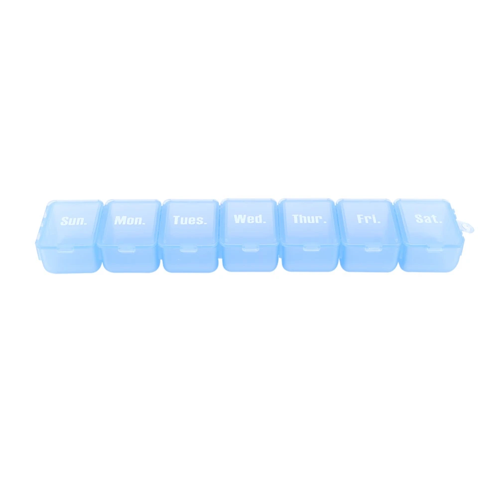 7 Day Daily Medicine Holder Pill Box Monthly Pill Box Organizer Dispenser Case()