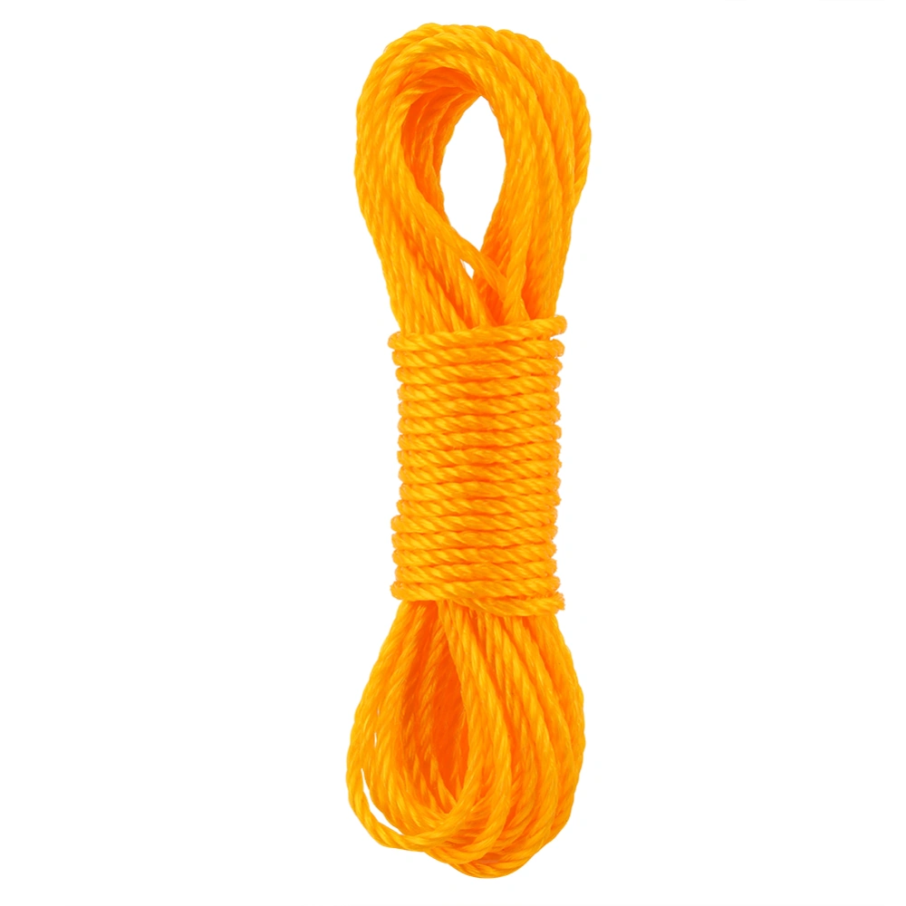 10m Gardening Garden Rope Nylon Rope Climbing Rope Traction Rope Tying Rope（Orange）