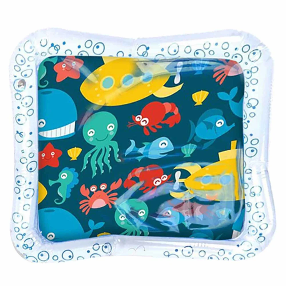 Baby Infant Toddlers Inflatable Water Mat Playmat Tummy Time