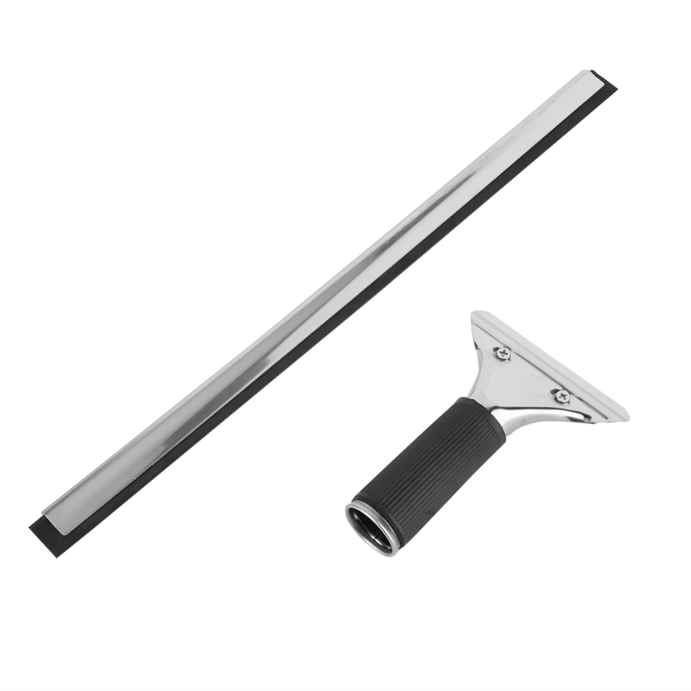 Stainless Steel Glass Window Wiper Cleaner Squeegee Bathroom Mirror Car Cleaning (40cm)