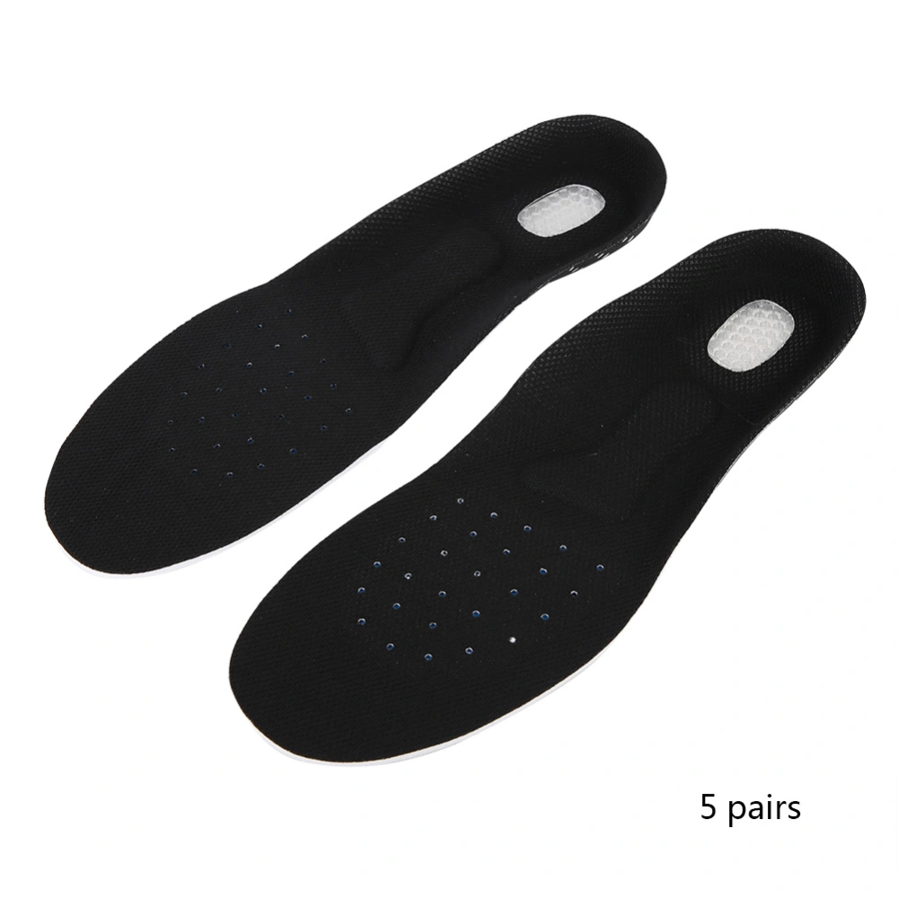 Soft Comfortable Massage Insoles EVA Shoes Insole Sneaker Insert Cushion (40-46 5 pairs)