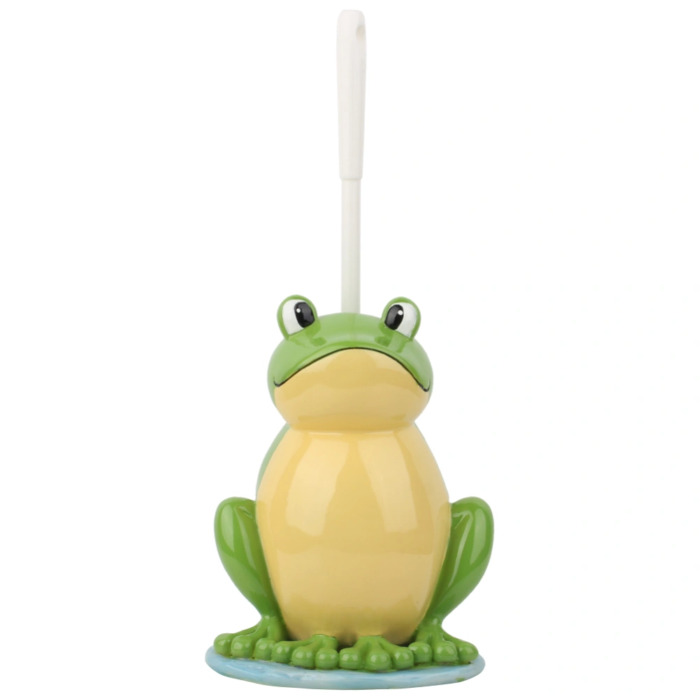 Cartoon Animal Shape Long Handle Toilet Bathroom Brush Cleaning Tool with Holder for Home