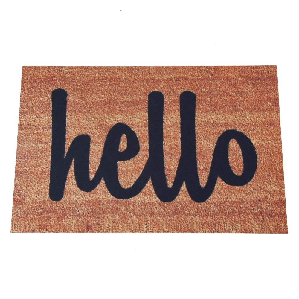 3D Letter Pattern Printed Anti Slip Water Absorbent Doormat Carpet Bathroom Kitchen Mat 45*70cm