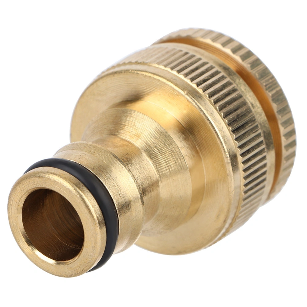 3/4 Brass Quick Connection Hose Connector Water Pipe Adapter for Home Garden