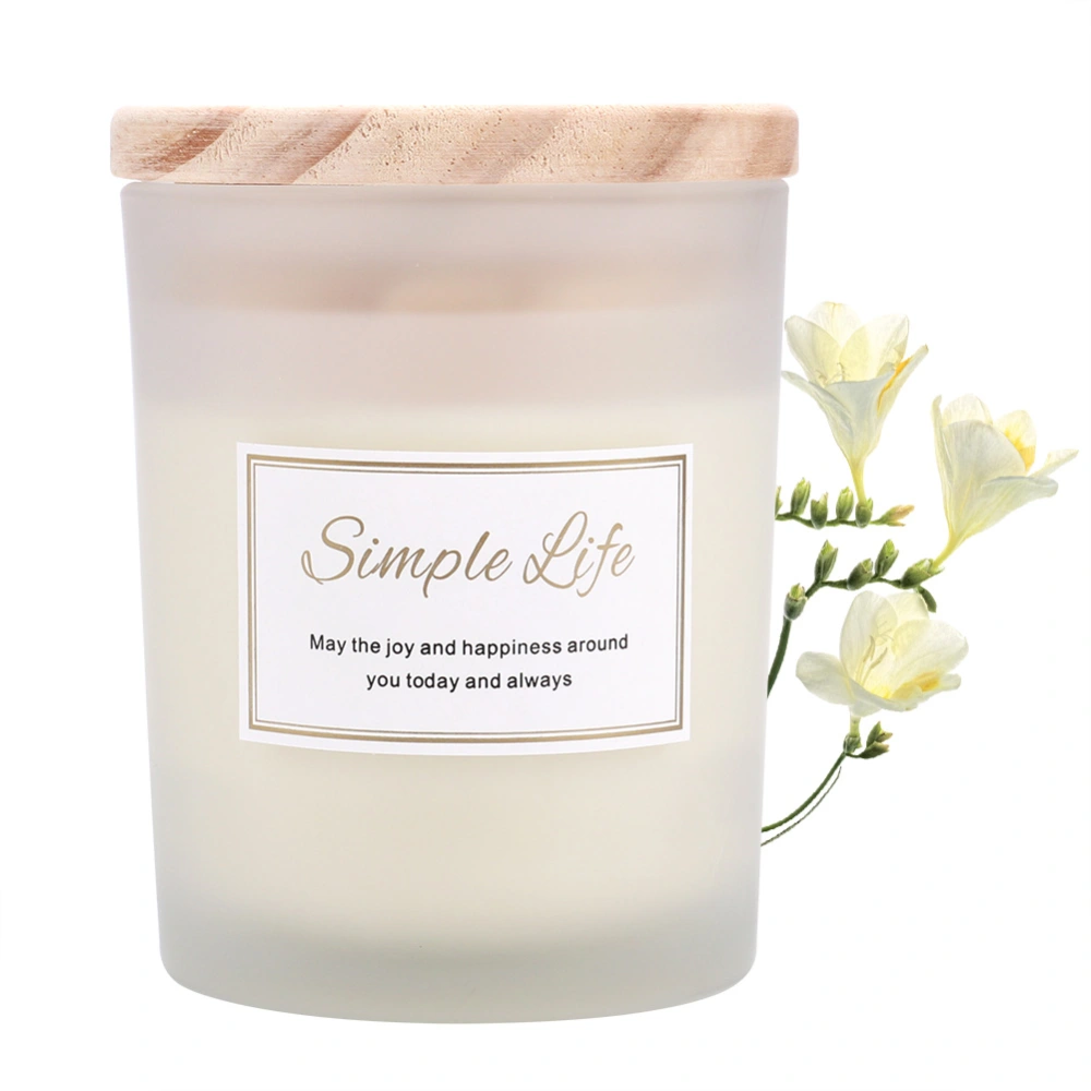 Portable Scented Candles Soy Wax Glass Scented Candles Gift (British Pear & Freesia)