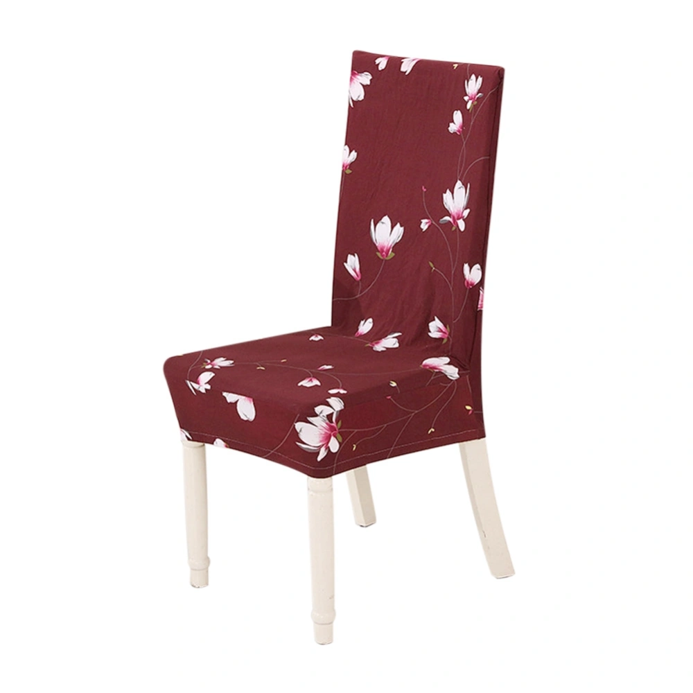 Polyester Print Elastic Chair Cover Removable Protective Covers for Home Wedding Hotel