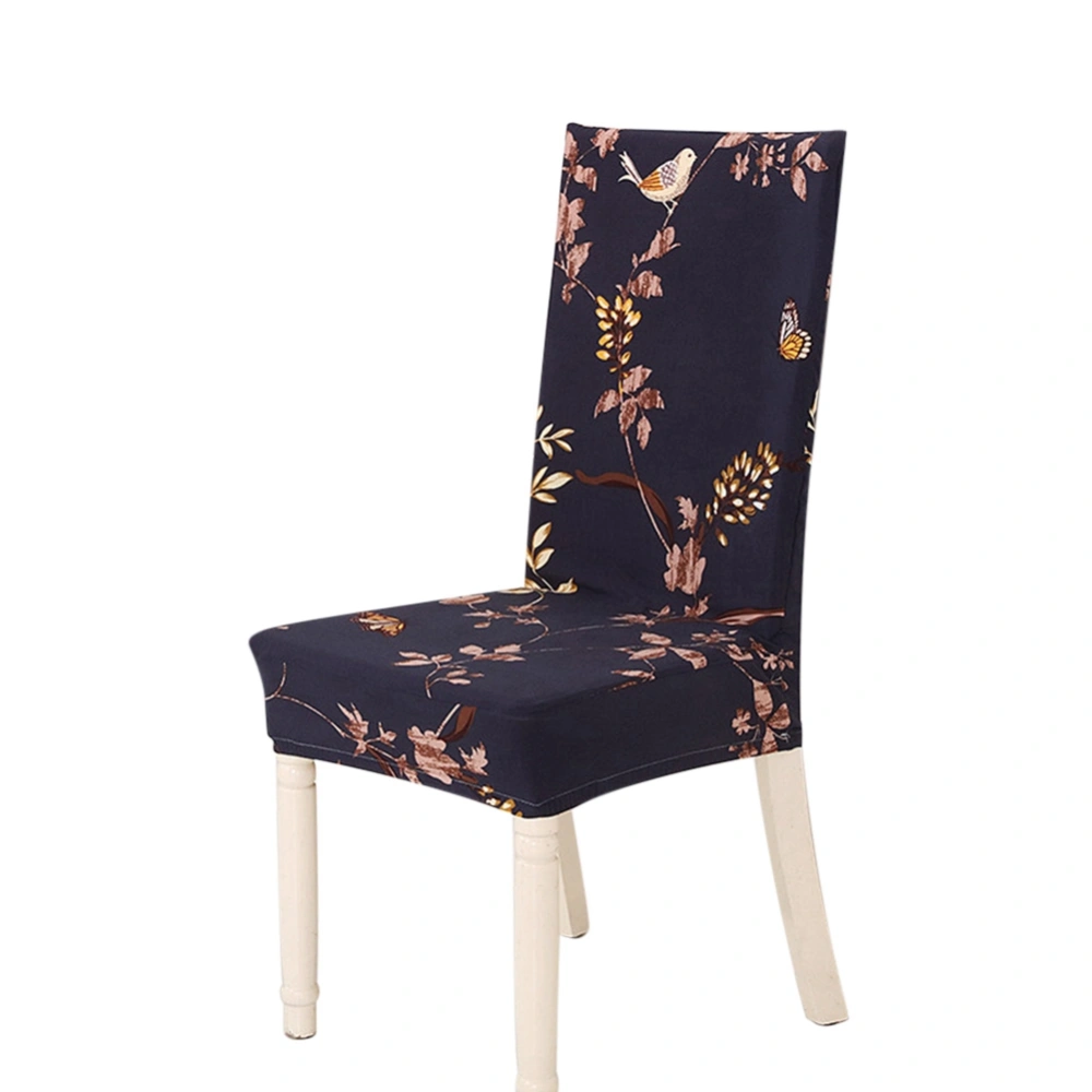 Polyester Print Elastic Chair Cover Removable Protective Covers for Home Wedding Hotel