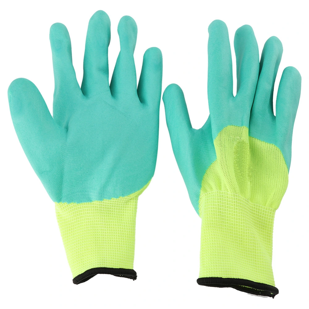 1Pair Non slip Waterproof Labor Work Garden Gloves Handling Gloves