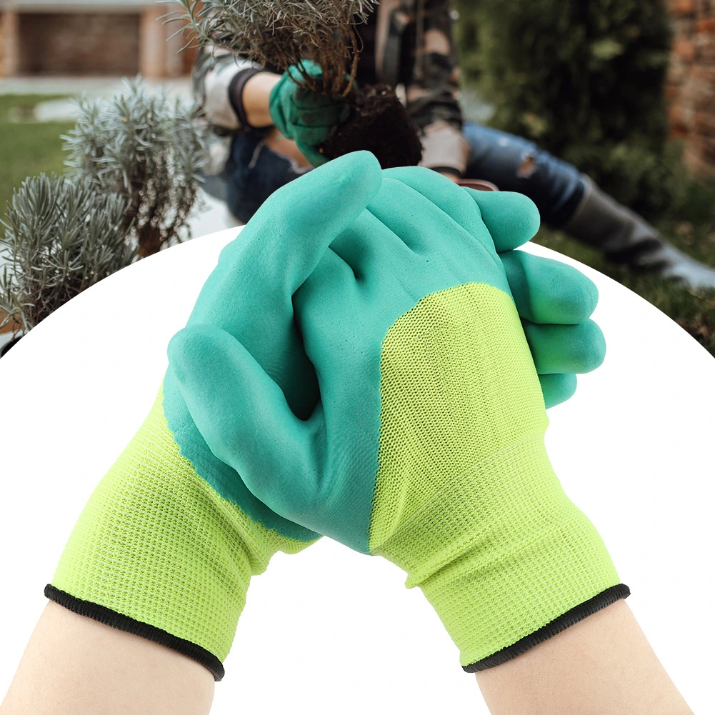 1Pair Non slip Waterproof Labor Work Garden Gloves Handling Gloves