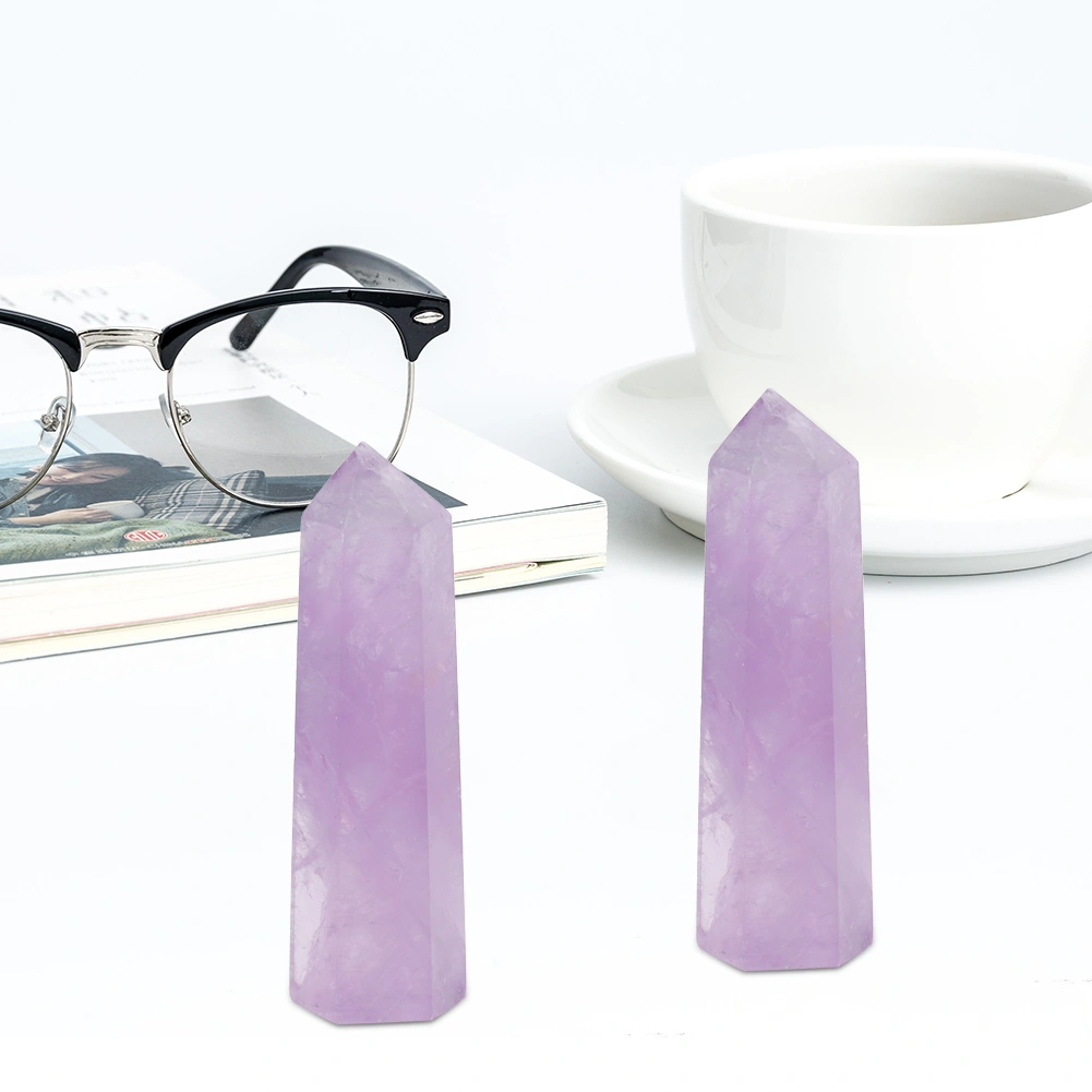 Healing Crystal Wands - Clear Quartz Points Amethyst Natural Crystal Natural Quartz Crystal