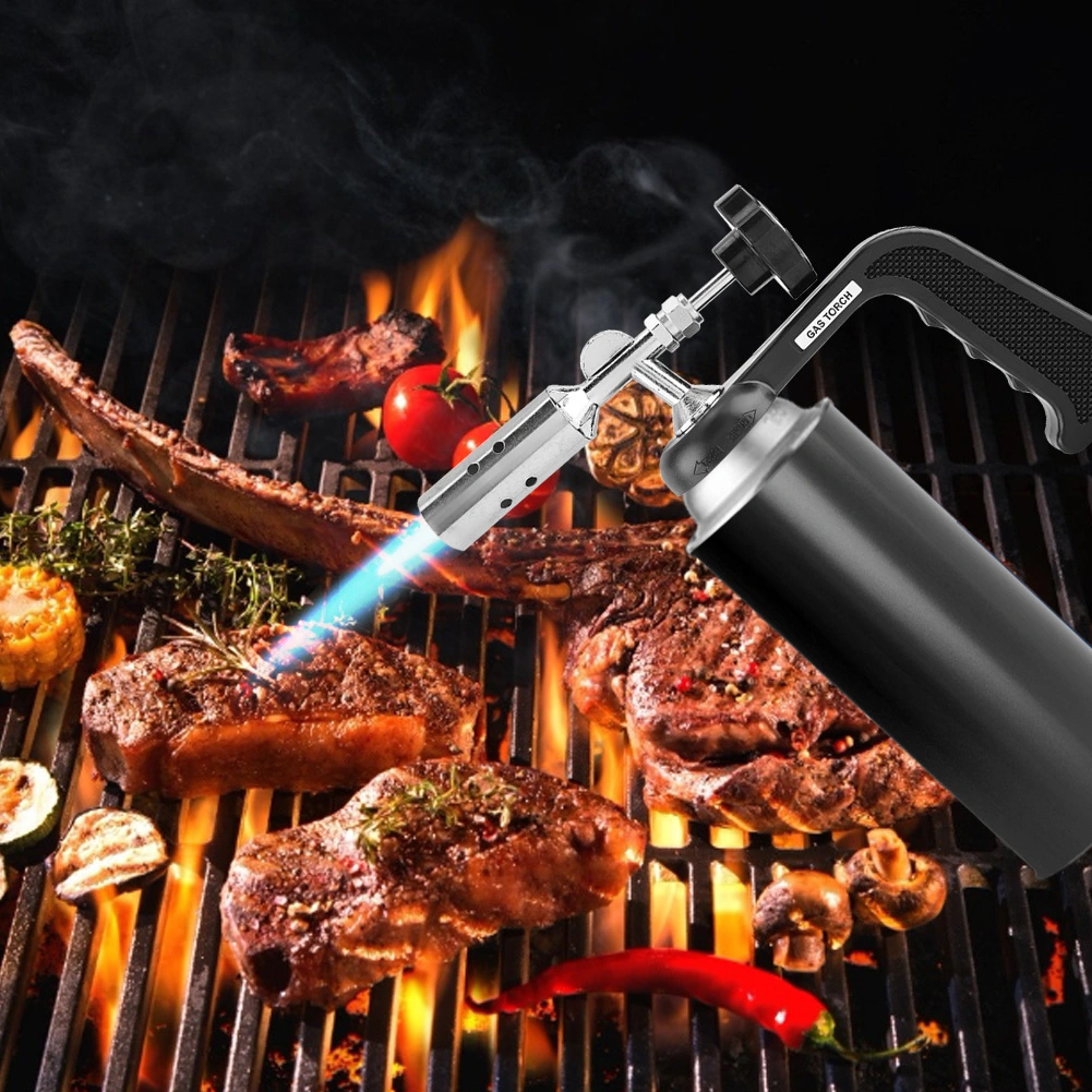 Manual Cooking Torch Butane Gas Igniter Handheld BBQ Kitchen Fire Ignition