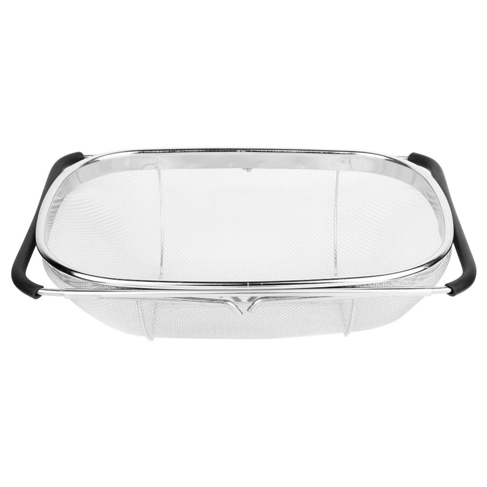 Stainless Steel Collapsible Kitchen Sink Drain Basket for Washing Rinsing Fruits Vegetables