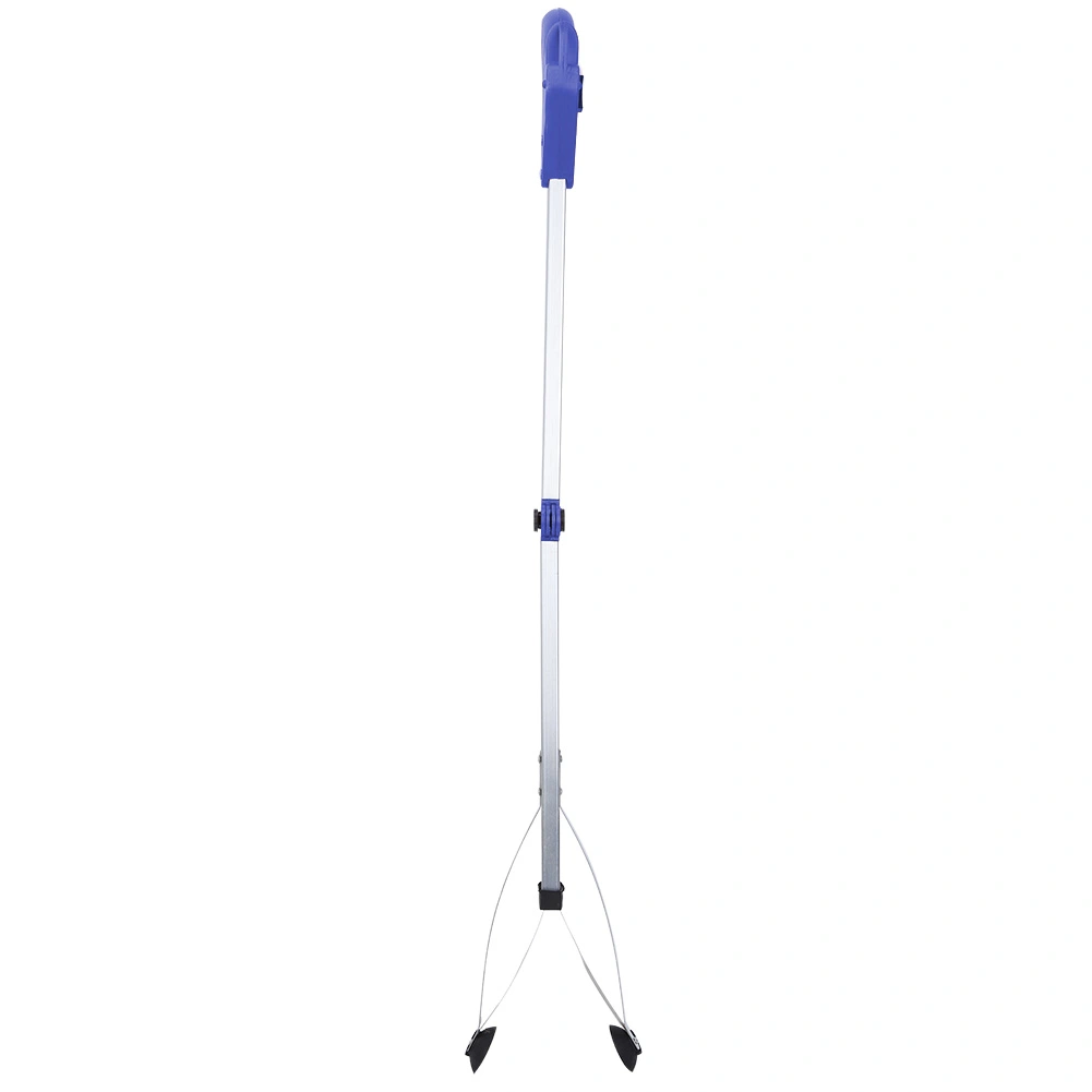 Garbage Picker Folding Trash Grabber for Garden Leaves Waste Pick Up(Blue handle)