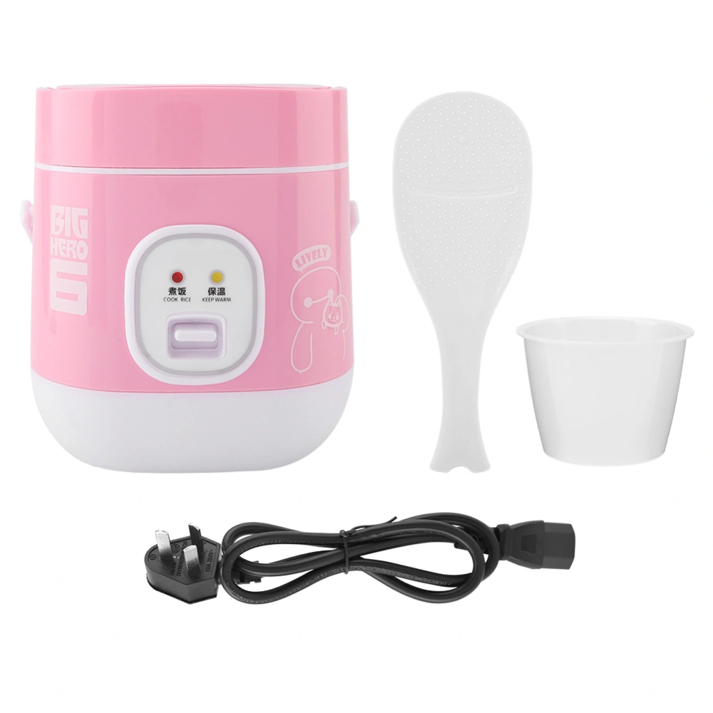 1.2L Pink Mini Electric Cooker Rice Cooker for Home Dormitory Use 220V Chinese Plug