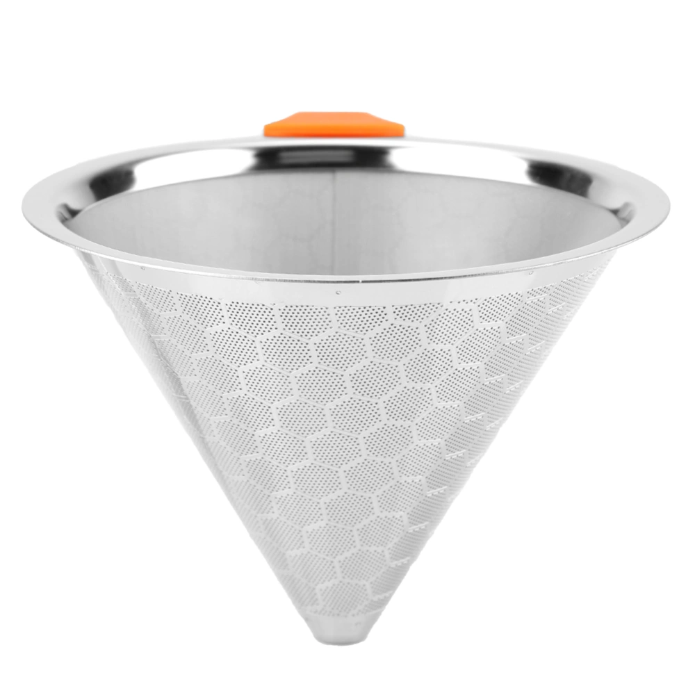 American Stainless Steel Coffee Filter Tea Coffee Dripper Coffee Mesh Strainer Funnel