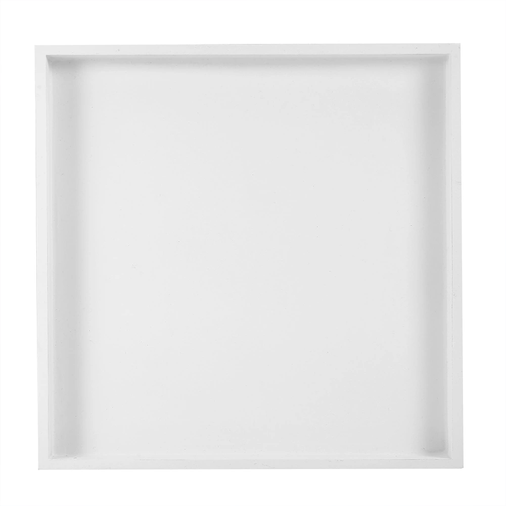 Multi purpose Desktop Storage Organizer Valet Tray for Jewelry Food Cosmetics White