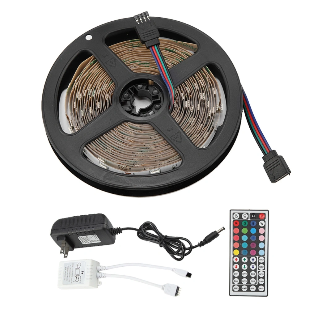 US Plug AC100-240V 5m 150LED Colorful Light Strip RGB Lamp String for Home Shop Restaurant