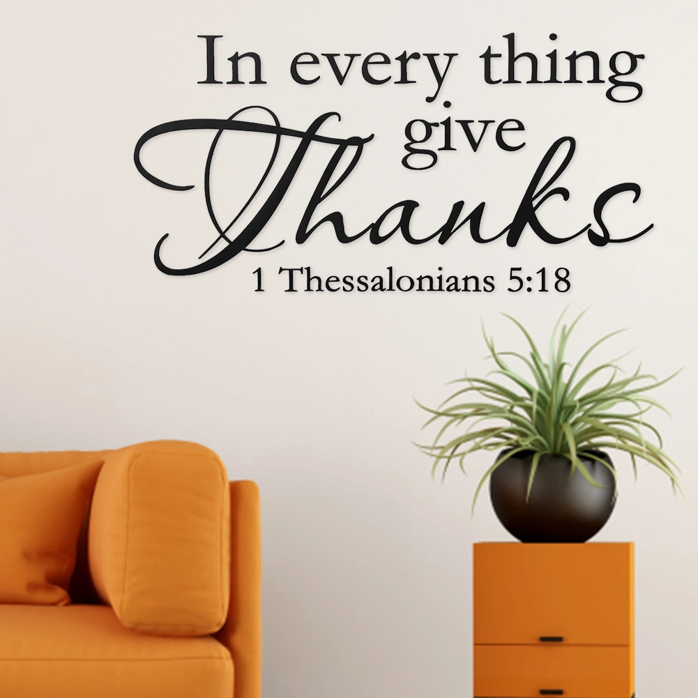 Removable PVC English Proverbs Adage Wall Stickers Art Decor Home