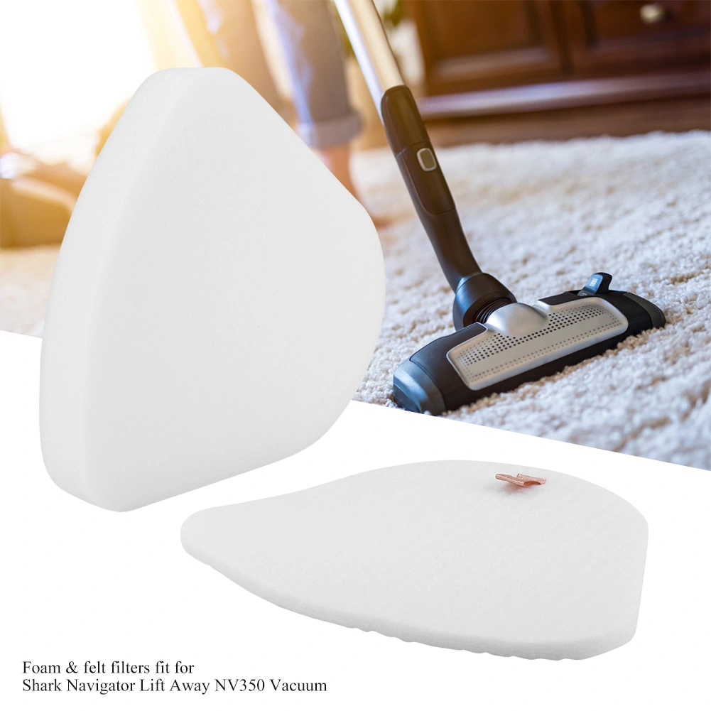 2 Sets Foam & Felt Filters for Shark Navigator Lift Away NV350 Vacuum Cleaner