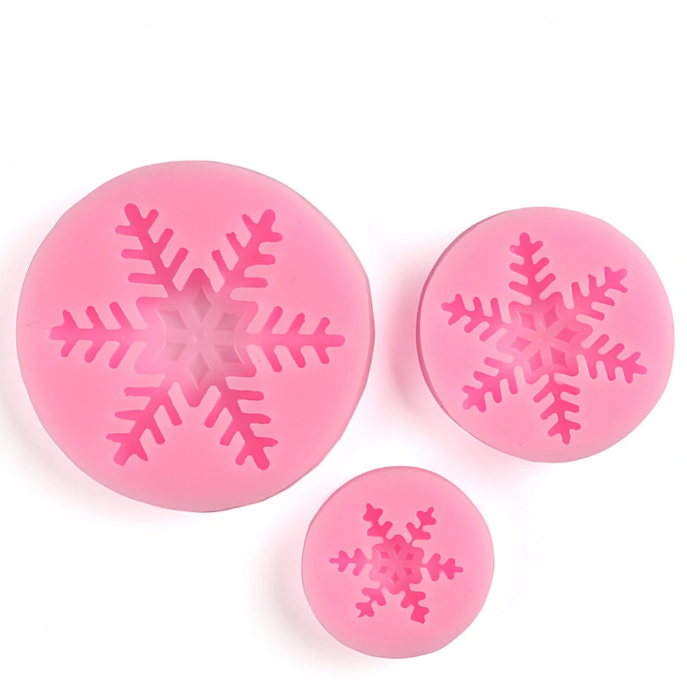 Snowflake Series Mould Decorating Tool DIY Silicone Cake Mold for Baking Fondant Cupcake 04#