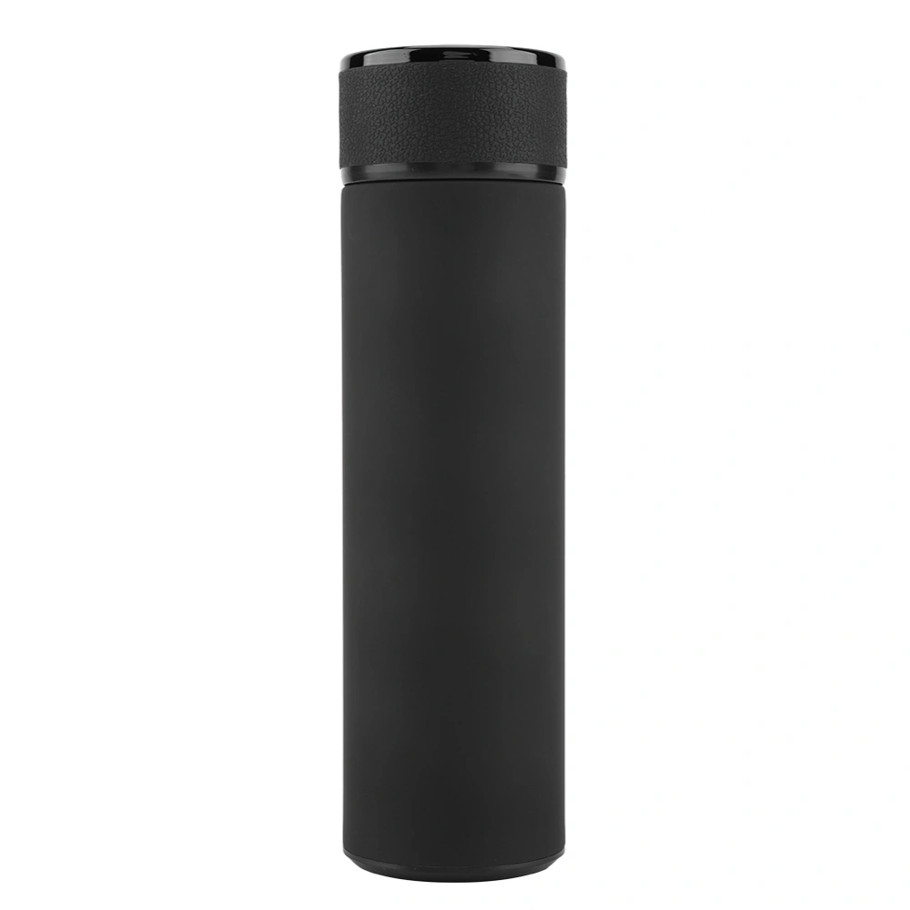 Stainless Steel Vacuum Water Bottle Tea Coffee Leakpoof Thermos Car Office Cups (Black)