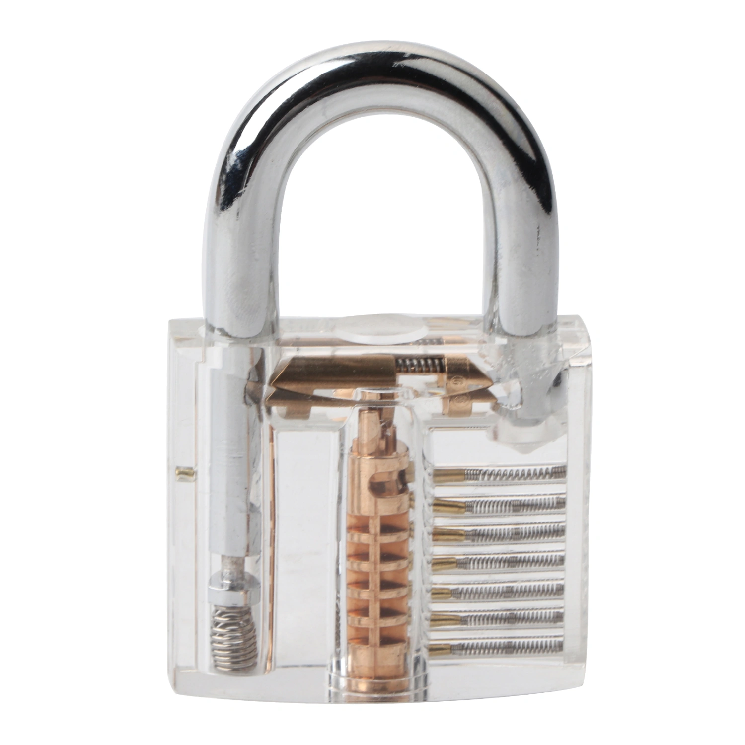 Padlock Set Pick Cutaway Practice Lock With Key Removing Hook Kit Tool Transparent