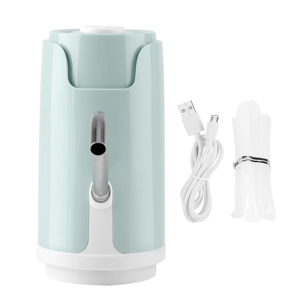 Electric USB Rechargeable Water Pump Automatic Bottle Water Dispenser Switch (Gray)