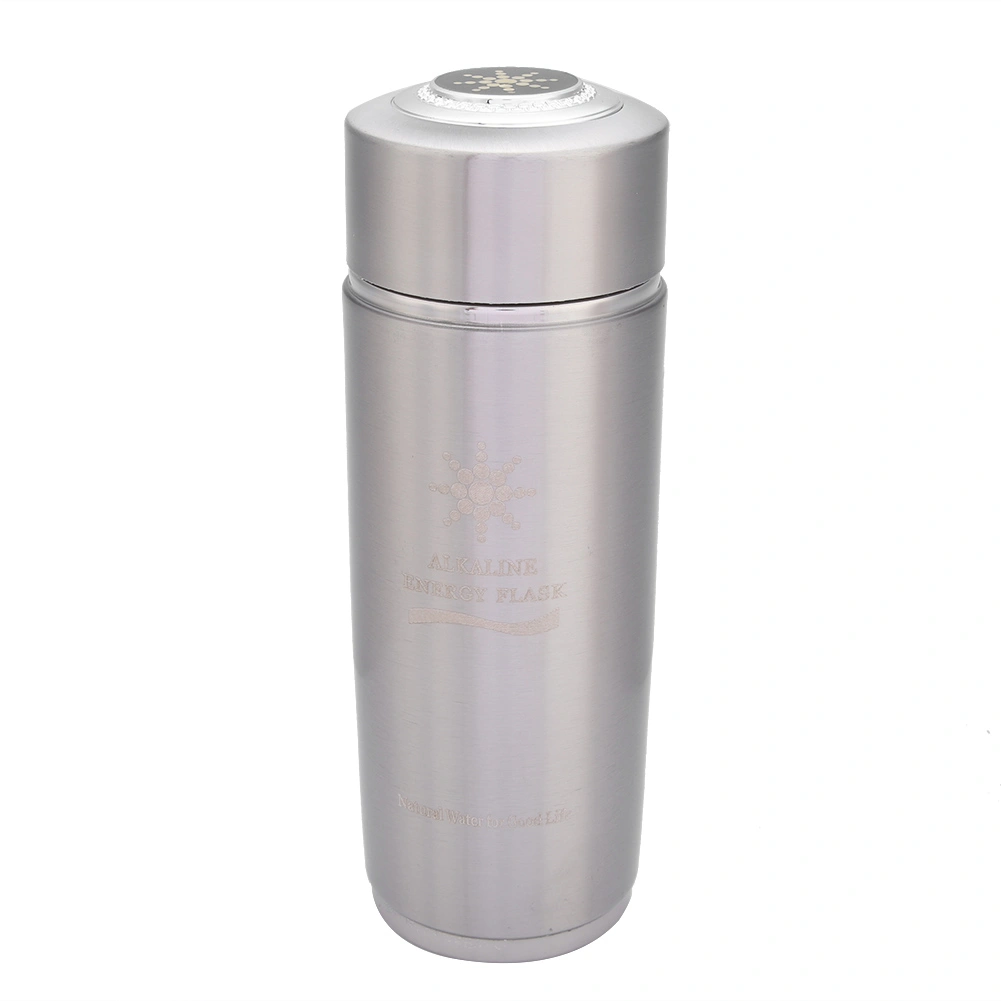 Stainless Alkaline Water Bottle Portable Nano Balance Bio Energy Lonizer Cup Flask(Silver)