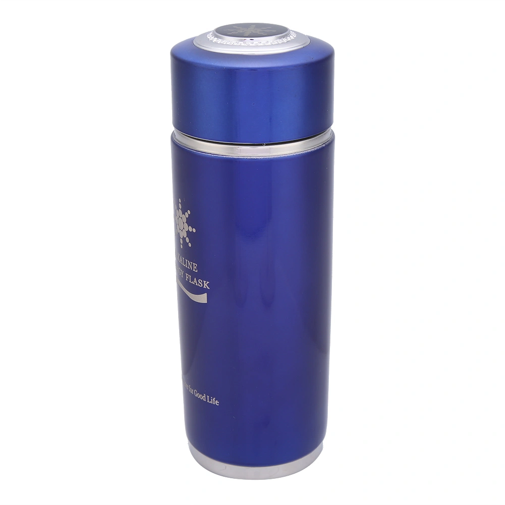 Alkaline Water Bottle Nano Balance Bio Energy Lonizer Cup Flask Double Filter Core(Blue)