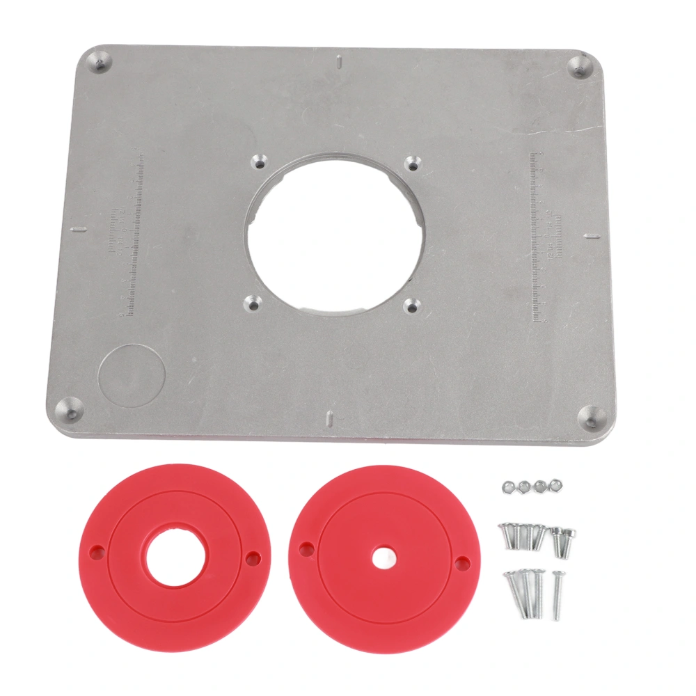 300mm X 235mm X 9.5mm DIY Router Table Insert Plate and Insert Ring Woodworking