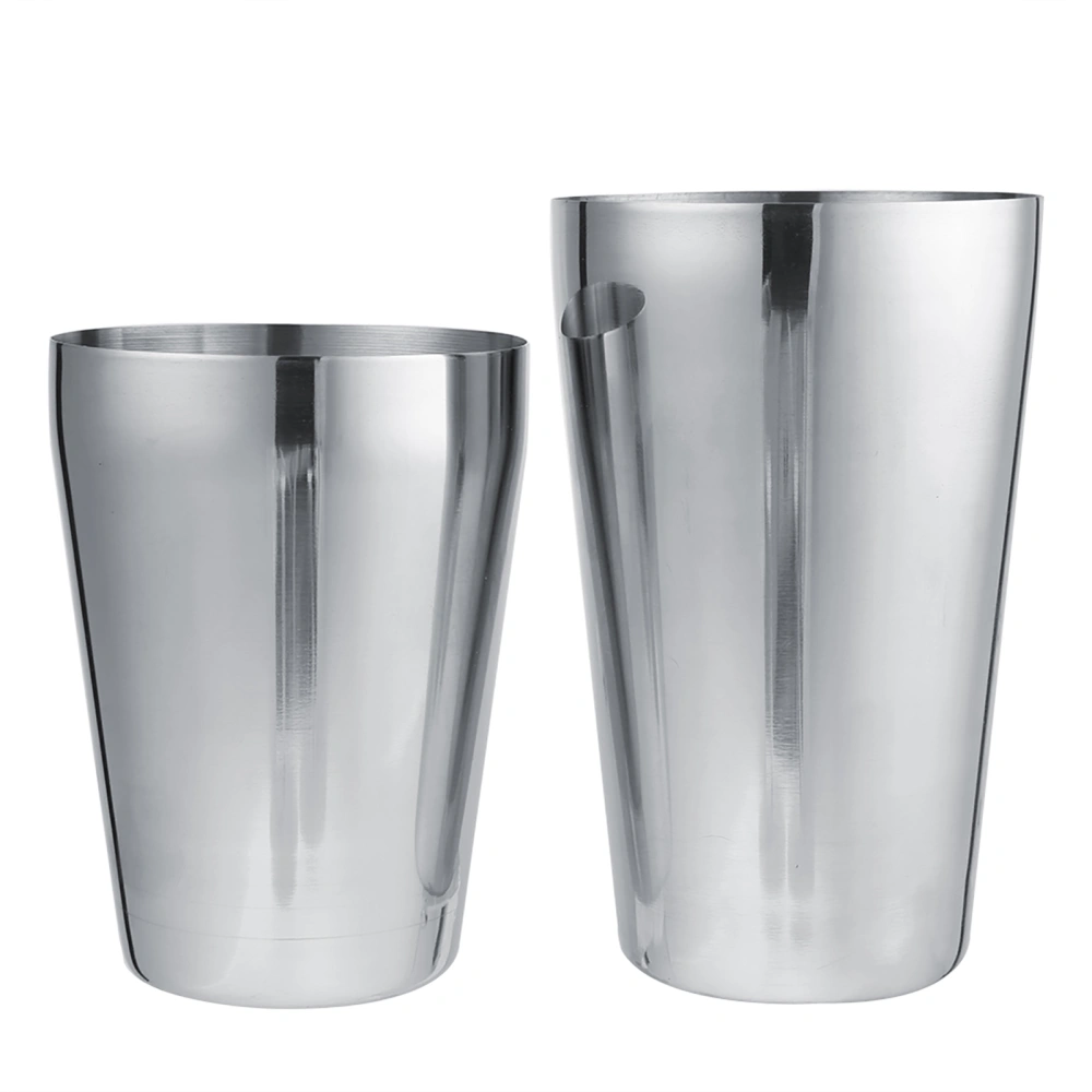 Stainless Steel Wine Cocktail Shaker Set Mixing Making Drinking Container Barware (600/450ml)