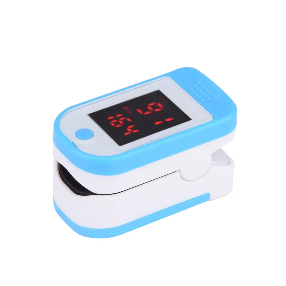 Finger Pulse Oximeter With Finger Tip Case Finger Pulse Oximeter LED Pulse Oximeters Blue