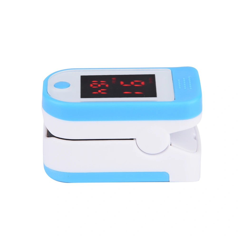 Finger Pulse Oximeter With Finger Tip Case Finger Pulse Oximeter LED Pulse Oximeters Blue