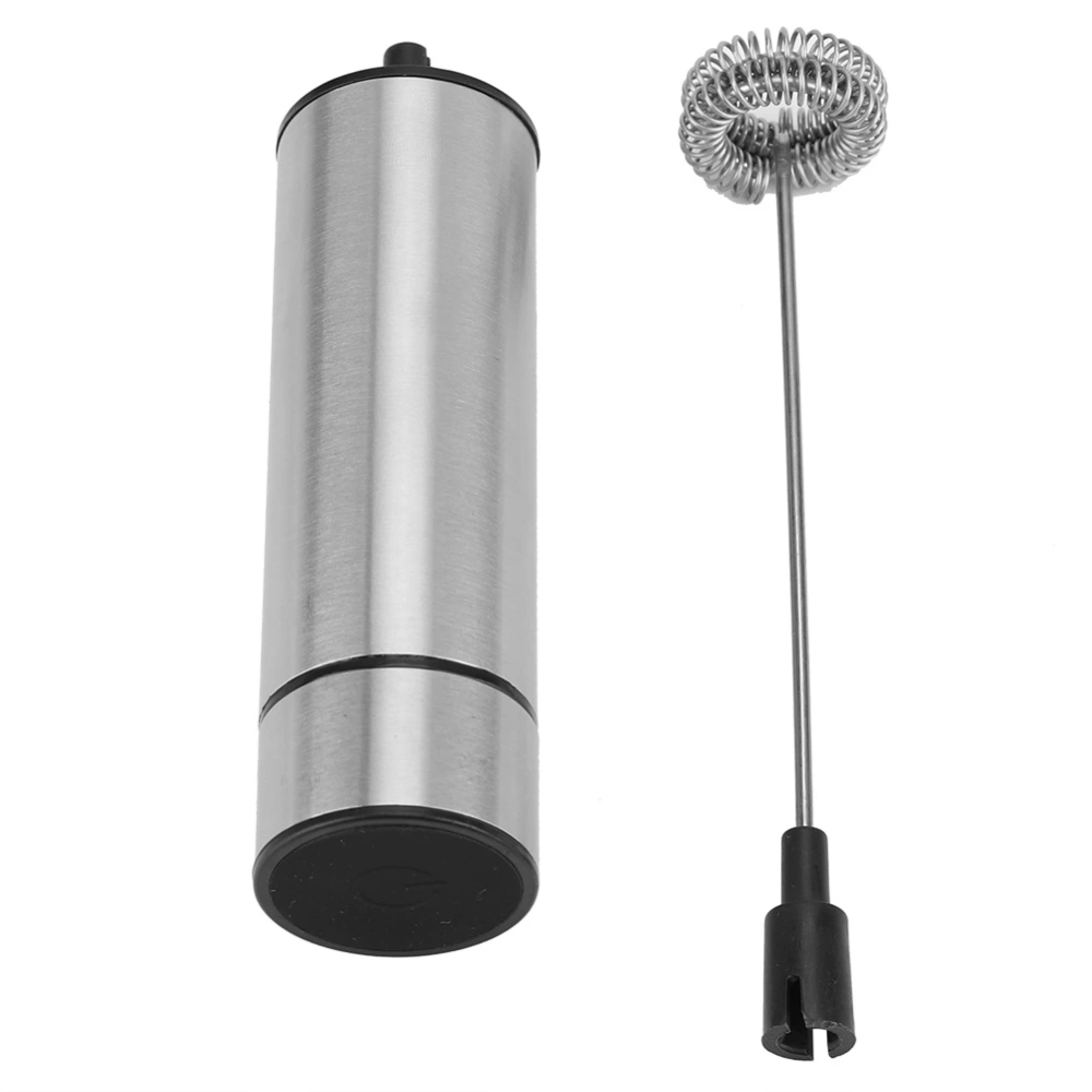 Battery Powered Handheld Electric Milk Frother Double Spring Whisk Coffee Foam Maker